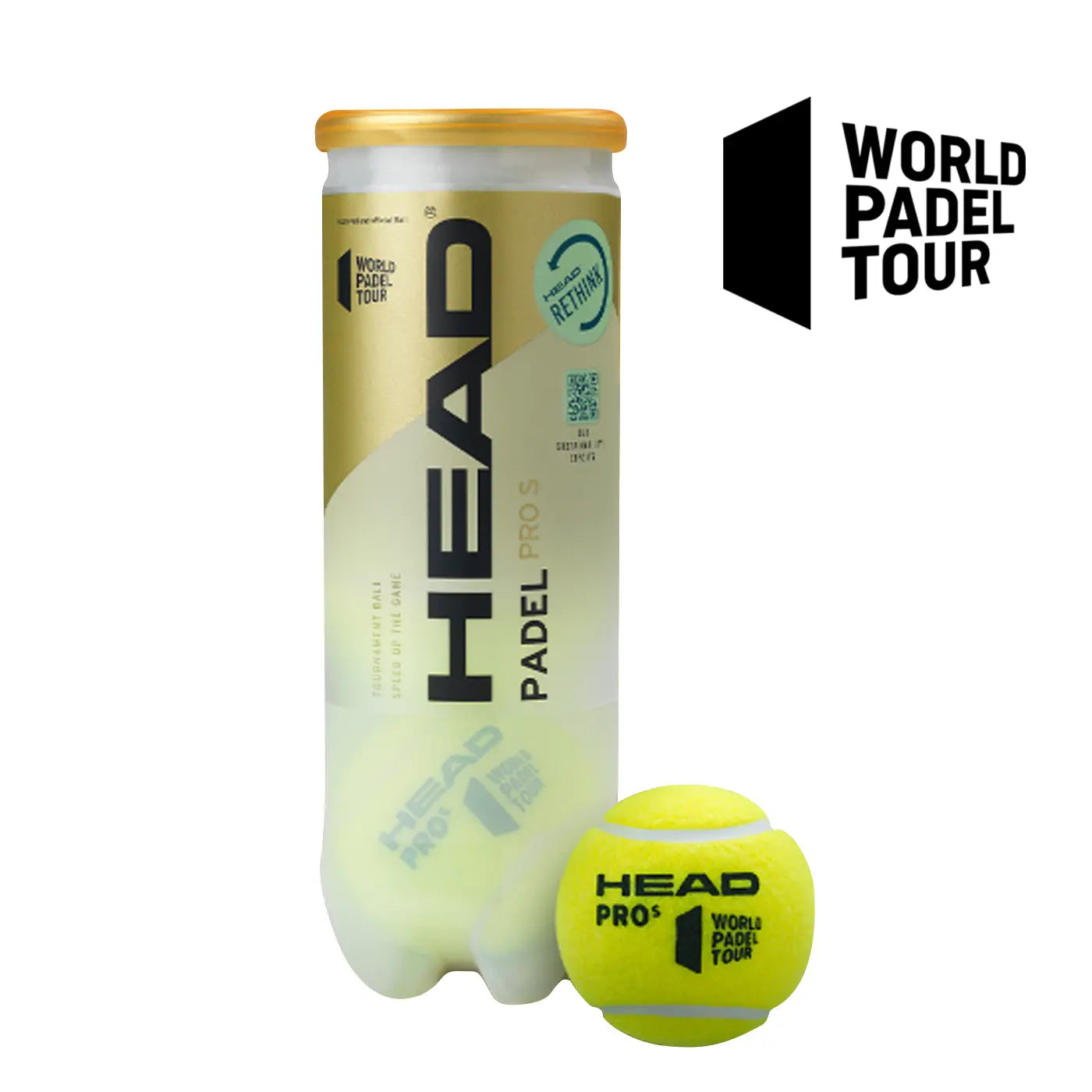 Head Padel Pro S cardboard with 24 tubes with 3 balls each Head Padel Pro S cardboard with 24 tubes with 3 balls each