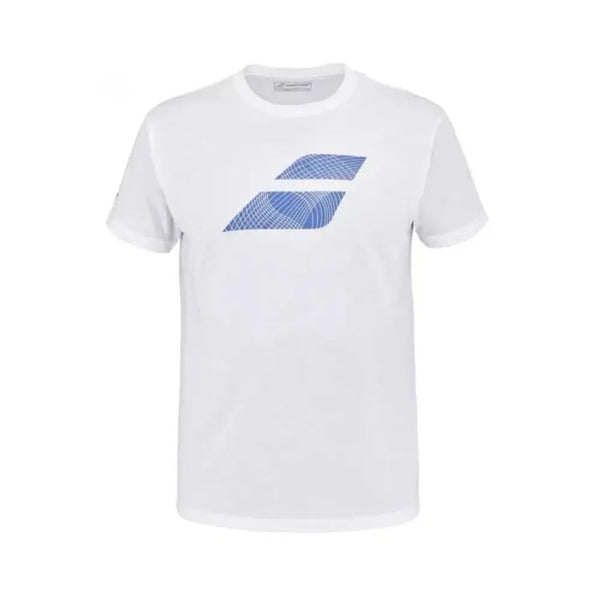 Polera Padel BAB EXERCISE BIG FLAG TEE WHITE - Babolat