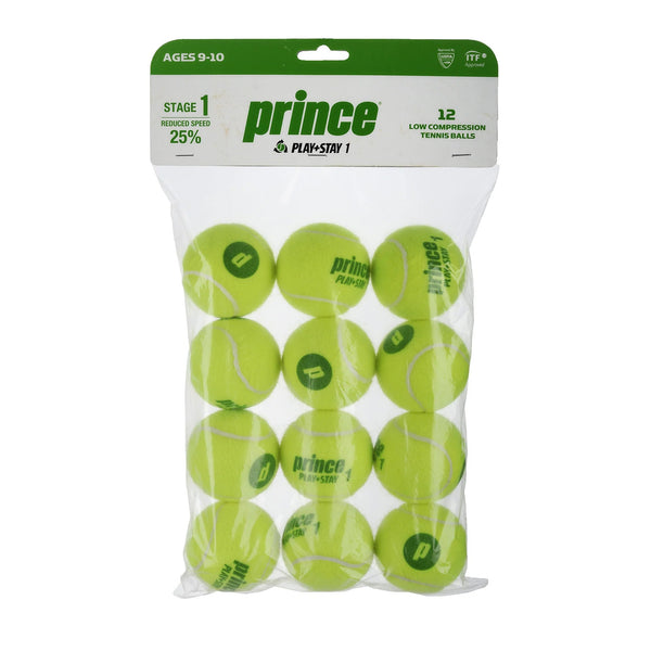 Bolsa 12 Pelotas PLAY AND STAY STAGE 1 - Prince