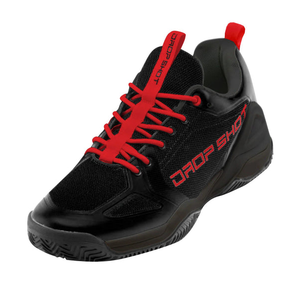 Zapatilla Padel DORAMA NEGRO/ROJO - Drop Shot