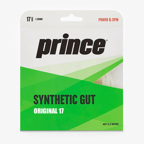 Set Cuerda Tenis SYNTHETIC GUT ORIGINAL 1.25/17 BLANCA - Prince