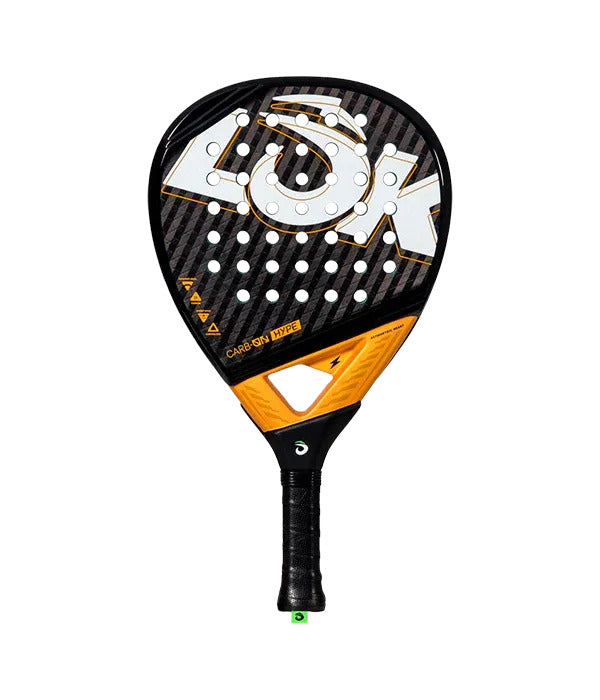 Pala Padel CARBON HYPE BLACK YELLOW - LOK