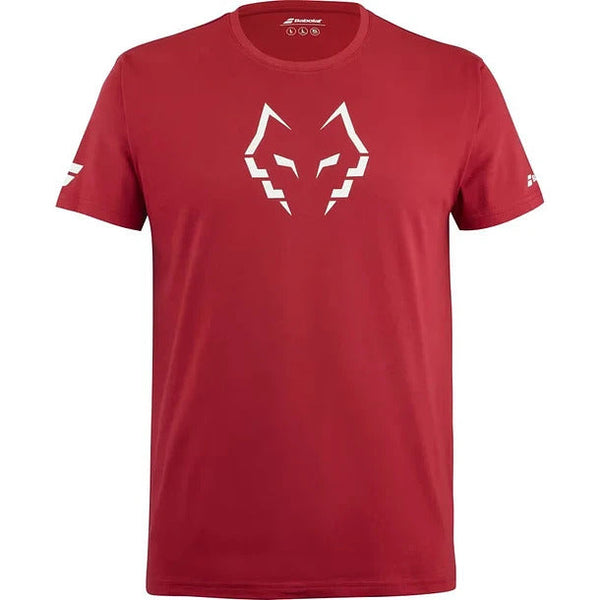 Polera Padel  BAB COTTON TEE LEBRON RED DAHLIA - Babolat