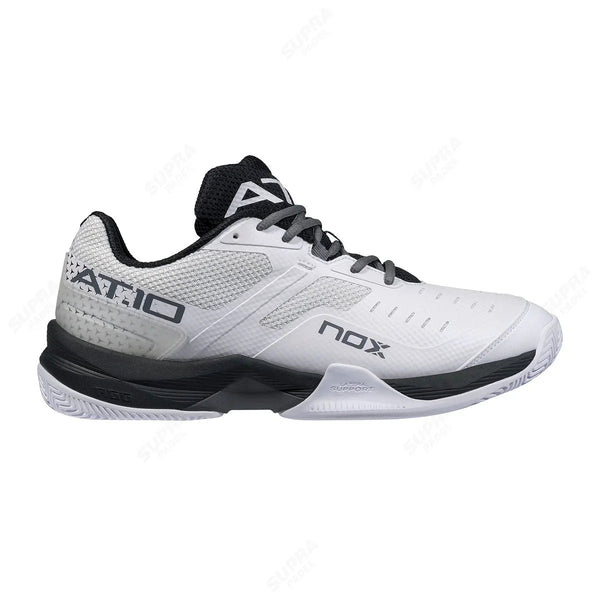 Zapatilla Padel AT10 WHITE BLACK - Nox