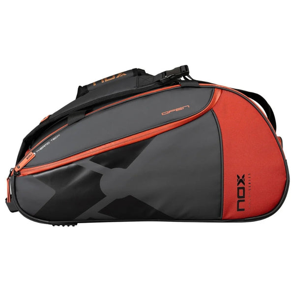 Bolso Padel LUXURY OPEN SERIE NEGRO/ROJO 2025 - Nox
