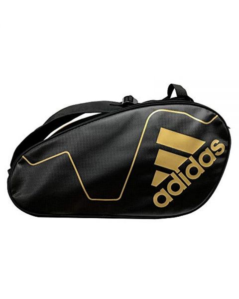 Bolso adidas negro store y dorado