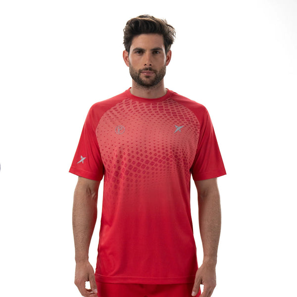 Polera Padel BENARA PABLO LIMA ROJO - Drop Shot