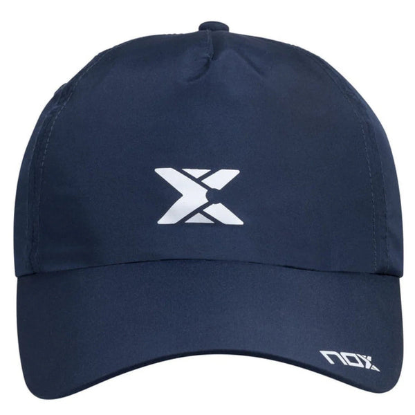 Gorro Padel AZUL LOGO BLANCO - Nox