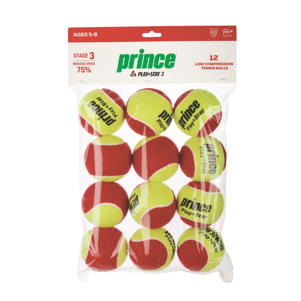 Bolsa 12 Pelotas PLAY AND STAY STAGE 3 - Prince