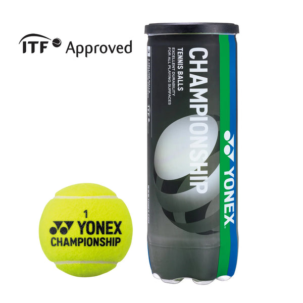 Tarro Pelotas Tenis CHAMPIONSHIP X3 BLACK YONEX