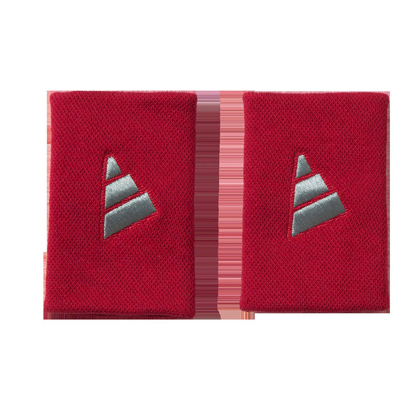 Muñequeras Padel X2 LARGAS ROJO - Adidas