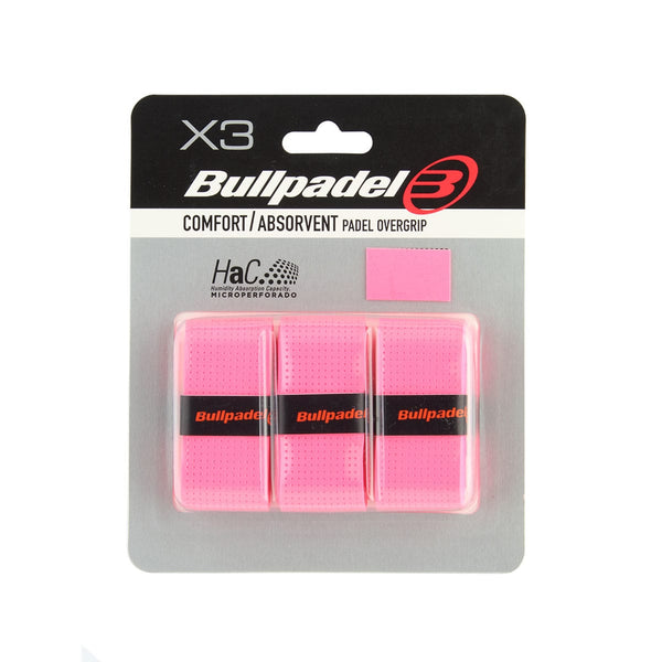 Overgrip X3 THIN ABSORVENT GB-1201 ROSA FLUOR - Bullpadel