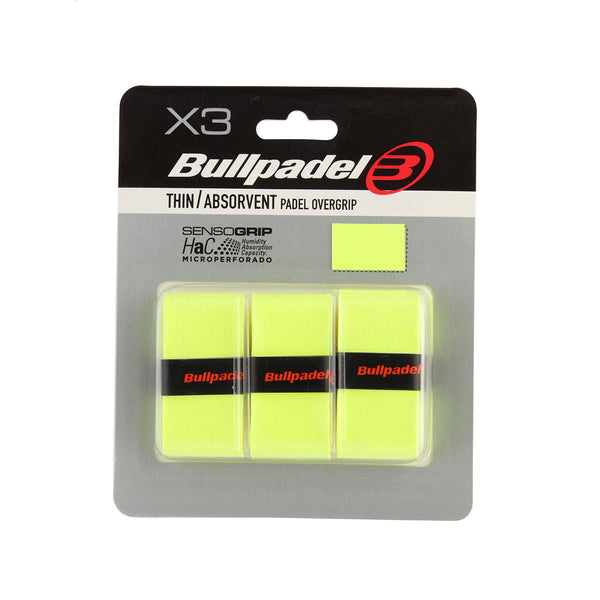 Overgrip X3 THIN ABSORVENT GB-1705 AMARILLO FLUOR - Bullpadel