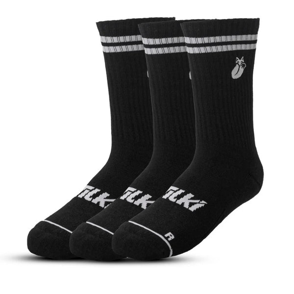Calcetín PACK X3 COMFORT LINE BLACK/WHITE - TILKI