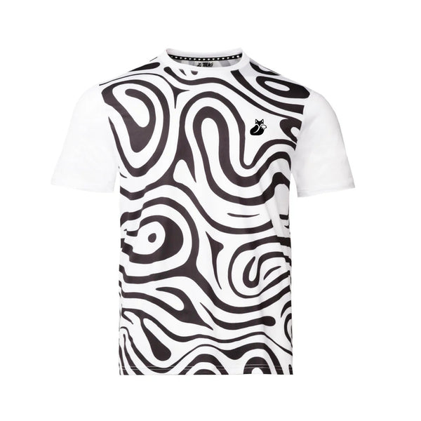 Polera Padel FULL PRINT PRO BLANCO - Tilki