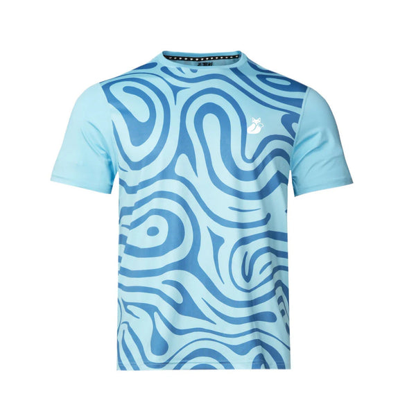 Polera Padel FULL PRINT PRO CELESTE - Tilki