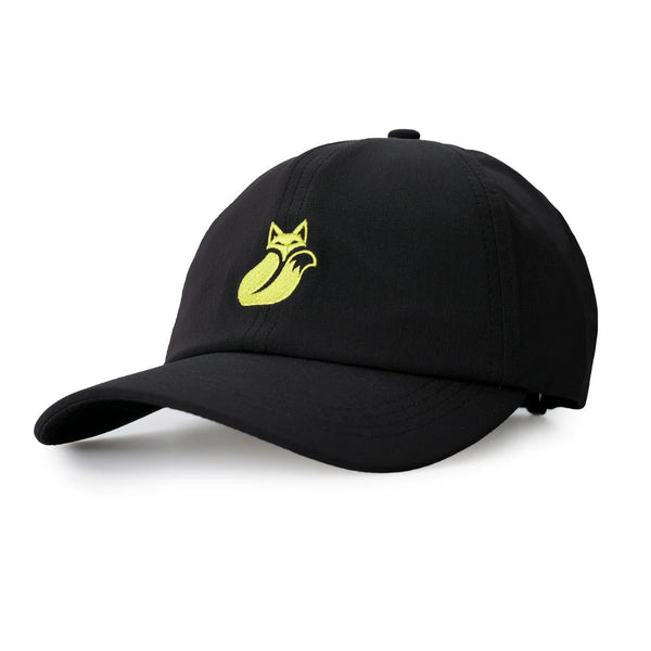 Gorro Padel SPORT PRO FOX NEGRO/AMARILLO - Tilki