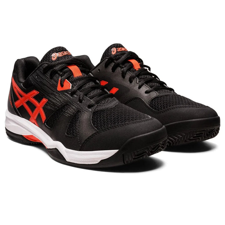 Zapatillas Padel GEL PADEL PRO 5 NEGRO ROJO ASICS Bluepadel Store Chile