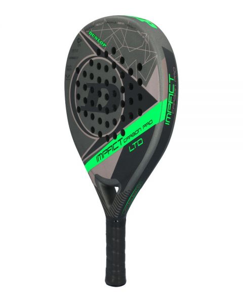Raquette Padel Dunlop Impact Carbon Pro LTD Blue – Hybride Contrôle/Puissance – Carbone & Fibre De Verre – Légère Et Robuste