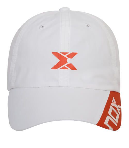 Gorra Padel Blanca/Naranja - NOX