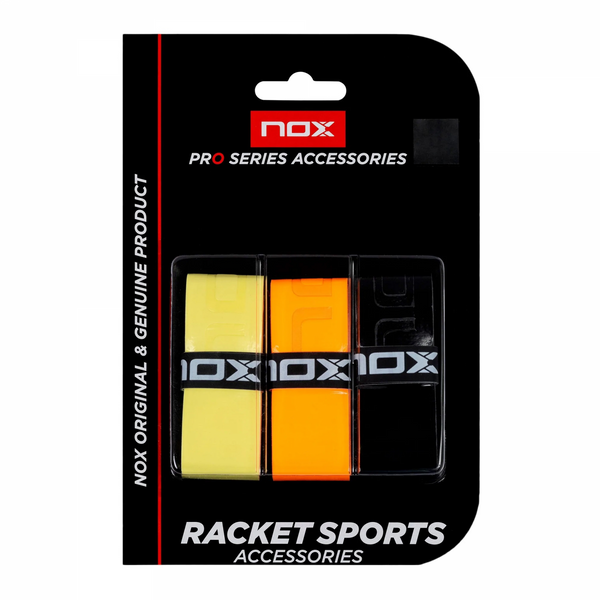 PACK 3 OVERGRIP PADEL PRO COLORES  - NOX